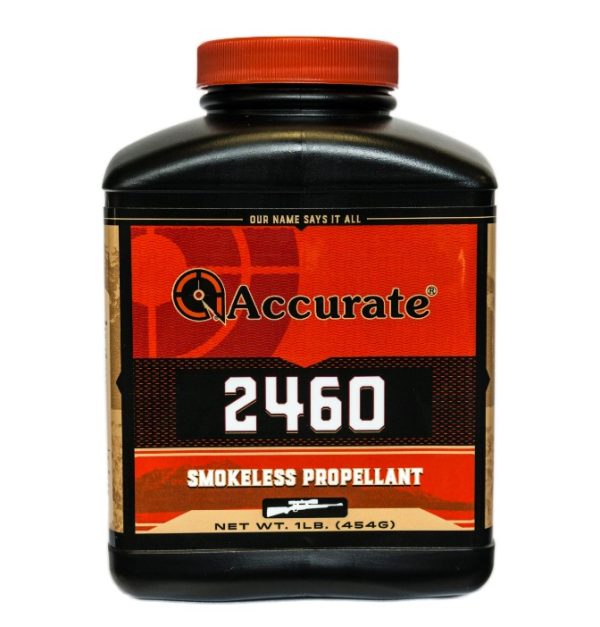 Accurate 2460 Smokeless Gun Powder is a versatile, double-base, ball powder with a medium burn rate...