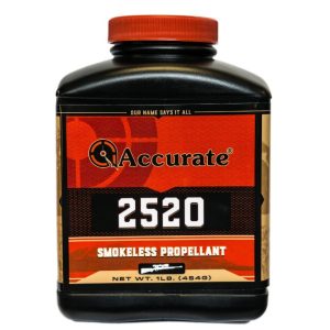 Accurate 2520 Smokeless Gun Powder is a versatile, double-base, spherical powder designed for medium rifle cartridges.