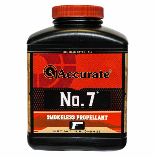 Accurate No. 7 Powder is a double-base, spherical powder with a slower burn rate, specifically formulated for high-power...