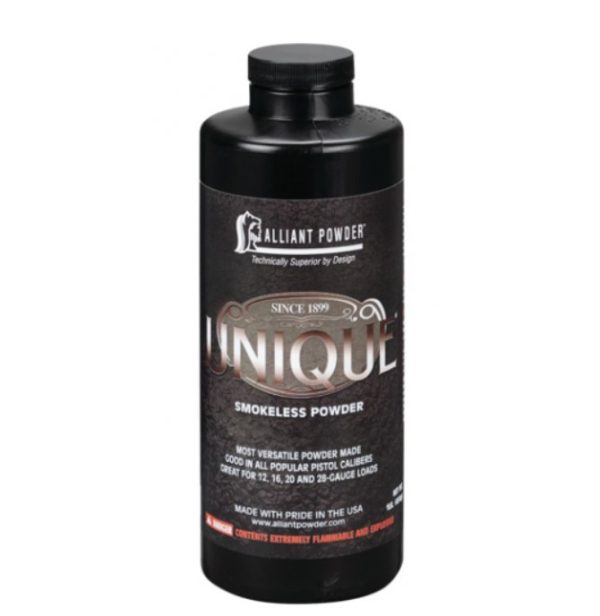 Alliant Unique is a versatile, double-base smokeless powder renowned for its consistent performance across a wide range of handgun and shotgun applications.