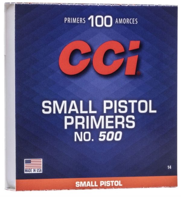 CCI Small Pistol Primers #500: Consistent, Reliable Ignition for Precision Reloading