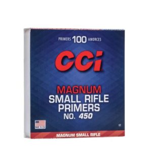 CCI Small Rifle Magnum Primers #450: Premium Ignition for High-Power Rifle Loads