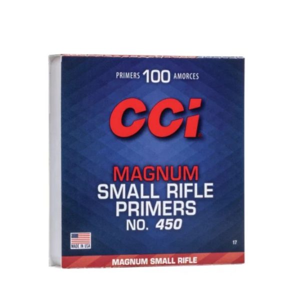 CCI Small Rifle Magnum Primers #450: Premium Ignition for High-Power Rifle Loads