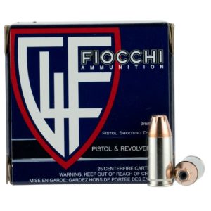 Fiocchi Extrema 9mm Luger (9x19 Parabellum): Precision Performance for Tactical Shooting