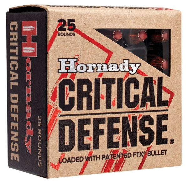 Hornady Critical Defense 9mm Luger (9x19 Para) - 25 Rounds