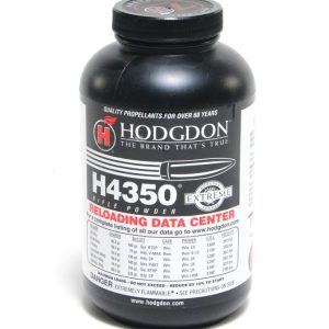 Hodgdon H4350 Smokeless Gun Powder is a high-performance, single-base powder that’s highly regarded for precision rifle shooting and hunting applications.