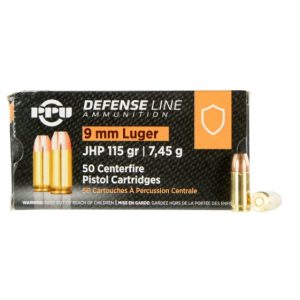 PPU Defense 9mm Luger (9x19 Parabellum): Affordable, Dependable Self-Defense and Practice Ammunition