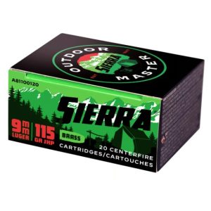 Sierra Outdoor Master 9mm Luger (9x19 Para) - 20 Rounds