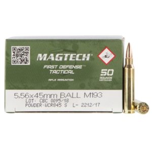 Magtech Rifle 5.56x45mm NATO Ammunition - 50 Rounds