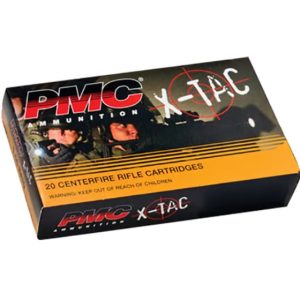 PMC X-Tac 5.56x45mm NATO Green Tip ammunition is a high-quality, military-grade option designed to deliver dependable performance and enhanced penetration.