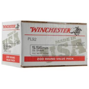 Winchester USA 200-Round Value Pack 5.56x45mm NATO Ammunition - 200 Rounds